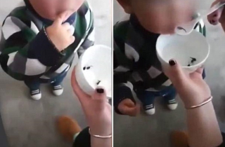 Khiếp sợ mẹ trẻ ép con ăn nòng nọc sống để cải thiện sức khỏe