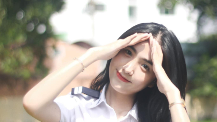 Nữ sinh Học viện Hàng không đẹp 
