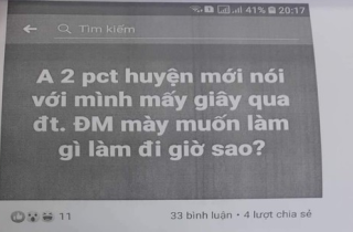 Cho rằng bị “bôi nhọ” trên Facebook, phó chủ tịch huyện kiện cán bộ tỉnh