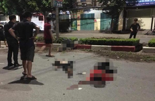Xe máy kẹp 5 lao dải phân cách, 4 người chết ở Thái Nguyên đều là sinh viên