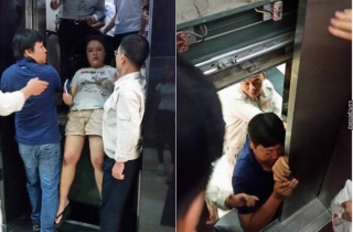 Thang máy rơi từ độ cao 15 m khiến chàng trai chấn thương nặng