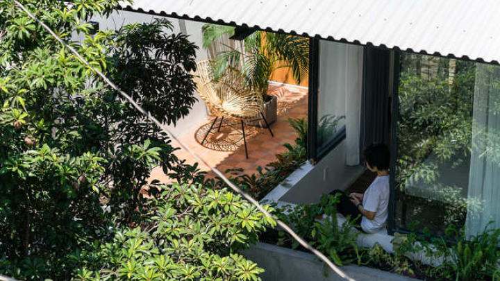 Ngôi nhà ô không ngại nắng mưa ở TPHCM khiến ai cũng phát thèm