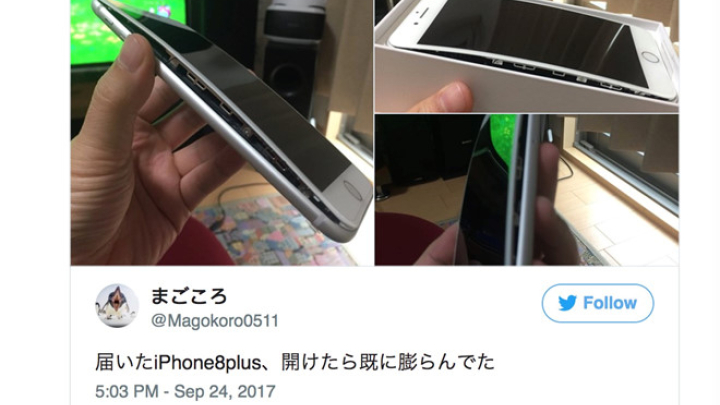 iPhone 8 bị phồng pin
