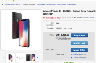 Giá iPhone X có thể lên đến 100 triệu đồng ở Việt Nam