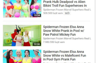 YouTube sẽ xoá video nhảm nhí cho trẻ em