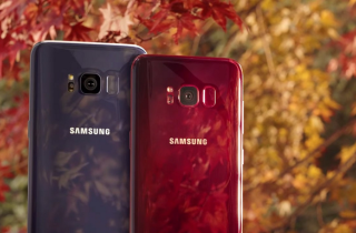 Ảnh thực tế Galaxy S8 màu đỏ tía