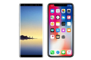 iPhone X và Galaxy Note 8: Màn hình lớn hơn sẽ thắng?