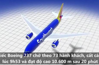 Diễn biến vụ máy bay Mỹ nứt cửa sổ ở độ cao hơn 10.000 m