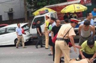 Hà Nội khởi tố người tông xe máy làm trung uý cảnh sát bất tỉnh