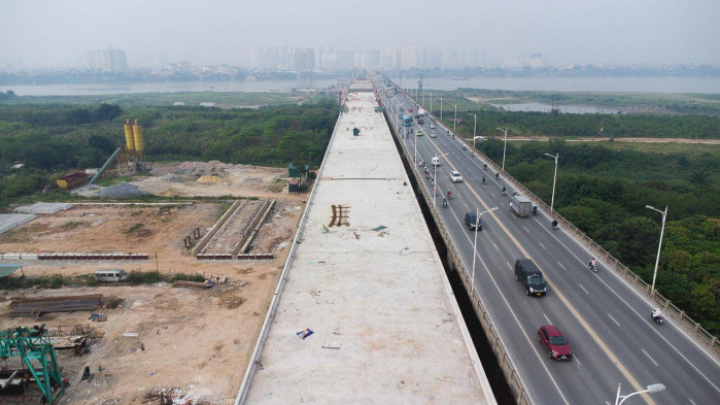 Dự án cầu Vĩnh Tuy giai đoạn 2 dự kiến hoàn thành năm 2023