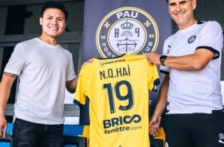 Lượng CĐV theo dõi Pau FC tăng chóng mặt khi Quang Hải xuất hiện