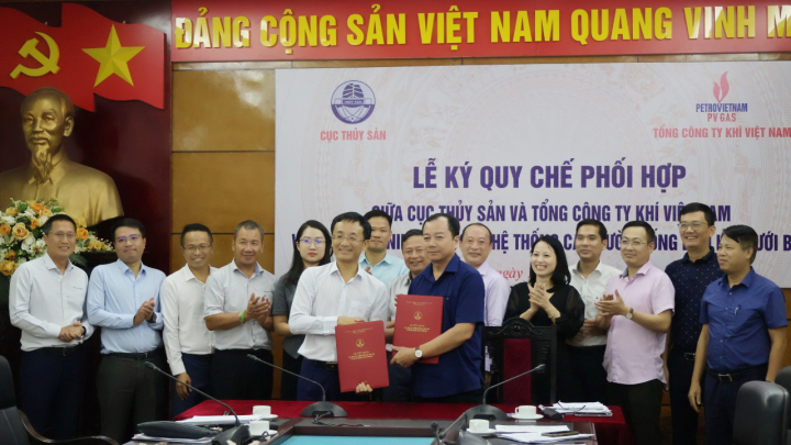 Tổng công ty Khí Việt Nam phối hợp với Cục Thủy sản bảo vệ an ninh, an toàn hệ thống các đường ống dẫn khí dưới biển