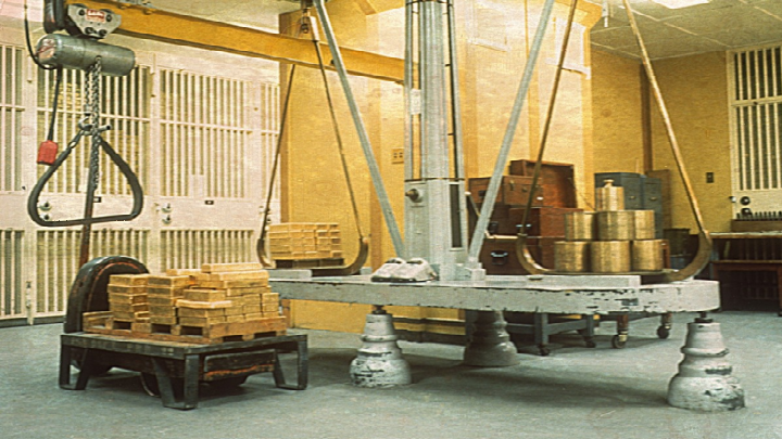 Bên trong hầm chứa vàng lớn nhất thế giới