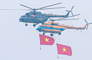Trực thăng, đại bác tham gia kỷ niệm 70 năm chiến thắng Điện Biên Phủ
