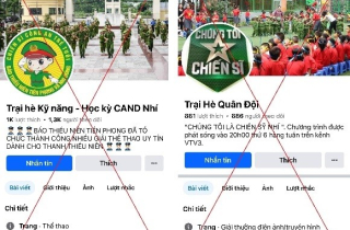 Cảnh giác khi đăng ký tham gia Trại hè Công an nhân dân, Quân đội nhân dân trên mạng xã hội