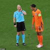 Trọng tài Anh nhận chỉ trích khi từ chối công nhận bàn thắng của Hà Lan