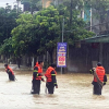 TP Hà Giang mưa lớn, có nơi ngập sâu 1m