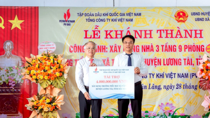 PV GAS tiếp tục hành trình an sinh xã hội – mang yêu thương lan tỏa đến những vùng miền khó khăn của đất nước