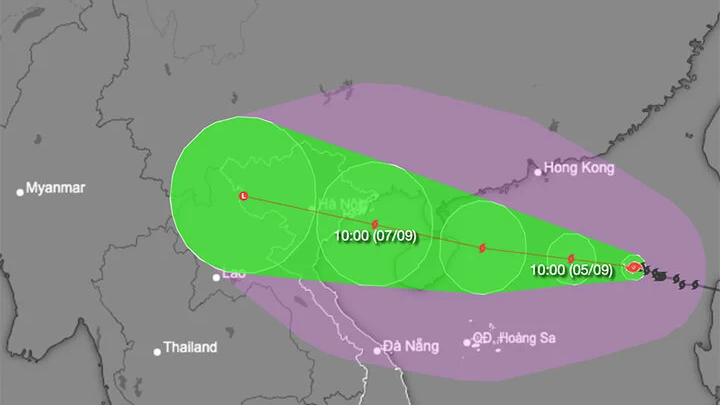 Bão số 3 có thể mạnh cấp 15, tiến nhanh về vịnh Bắc Bộ, biển động dữ dội