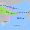 Áp thấp nhiệt đới di chuyển nhanh, hướng về Quảng Bình - Đà Nẵng