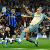 Haaland bị bắt chặt, Man City hòa Inter Milan