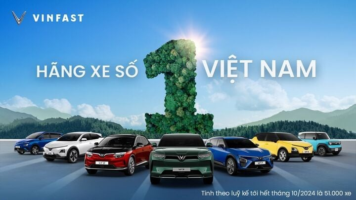 VinFast chiếm thị phần số 1 Việt Nam