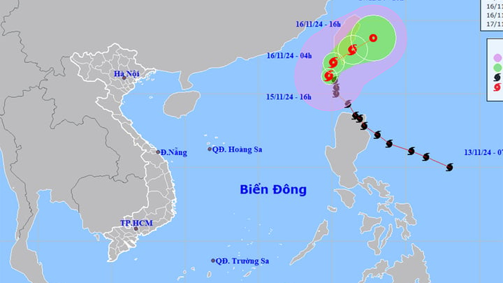 Bão Usagi giật cấp 12 đổ bộ Biển Đông, trở thành cơn bão số 9