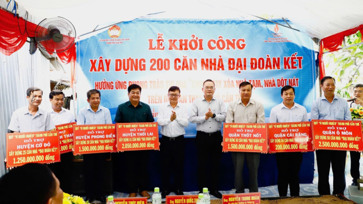 PVTrans xây dựng 200 căn nhà đại đoàn kết cho hộ nghèo tại Tỉnh Cần Thơ