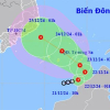 Áp thấp nhiệt đới giật cấp 8 hướng về quần đảo Trường Sa, miền Trung mưa lớn