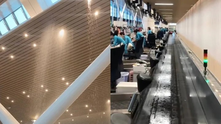 Nhà ga T3 Tân Sơn Nhất lại bị dột