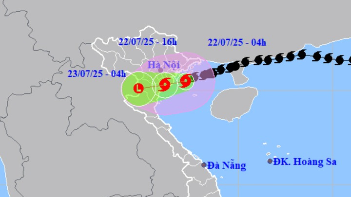 Bão số 3 Wipha cách Hải Phòng 60km, nhiều tỉnh ven biển mưa to gió lớn