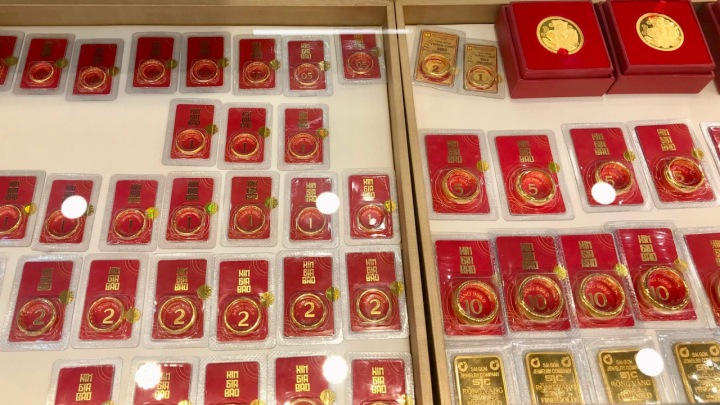 Sáng 28-8, giá vàng trong nước thiết lập đỉnh lịch sử