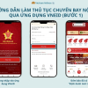 Cách làm thủ tục đi máy bay bằng VNeID, không cần qua quầy
