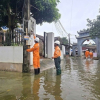 Gần 14.000 khách hàng ở Hà Nội mất điện do ngập úng