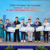 VinFast trao giải cuộc thi 'VinFast - Khát vọng Vì Việt Nam Xanh và Hùng cường'