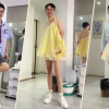 Người đàn ông kiếm bộn nhờ đôi chân thon, nuột hơn cả chị em, mặc váy siêu đẹp