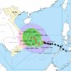 Bão số 15 Koto mạnh 4 cấp sau hơn 1 ngày vào Biển Đông, đường đi phức tạp