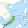 Áp thấp nhiệt đới 'chưa từng xuất hiện' đi vào Biển Đông