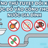 8 thứ tuyệt đối không được đổ vào cống thoát nước gia đình