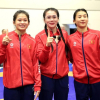 Xem 3 chị em 'Nguyen T' quét sạch đối thủ, thống trị sới vật SEA Games