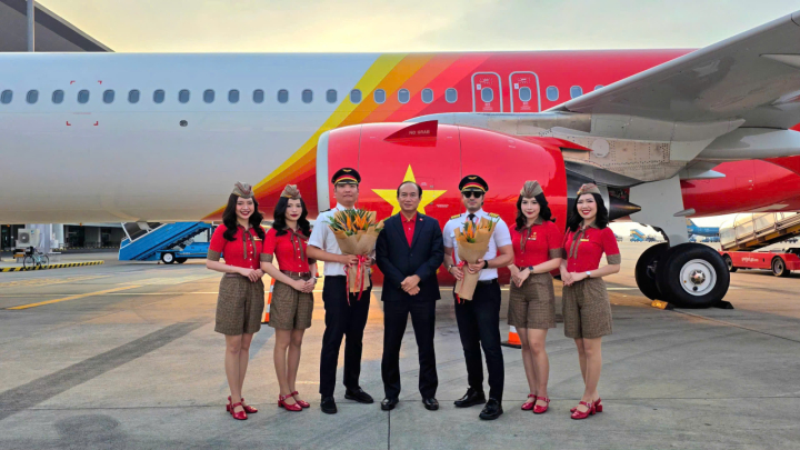 Vietjet liên tục đón tàu bay mới, tăng chuyến phục vụ cao điểm Tết 2026