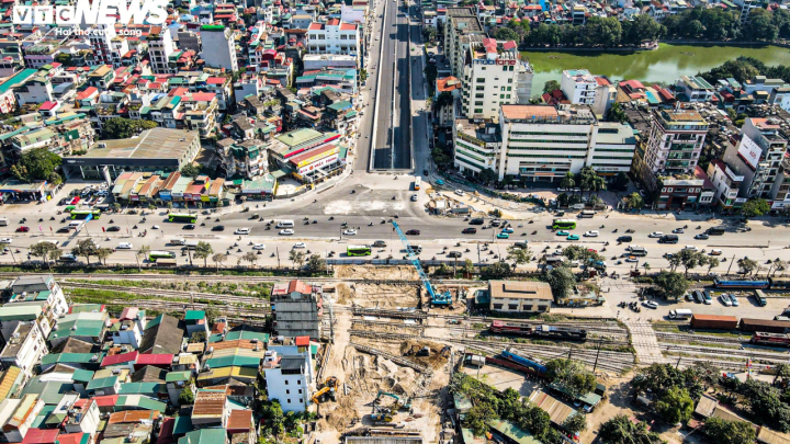 Cận cảnh hầm chui gần 800 tỷ đồng ở Hà Nội trước ngày về đích