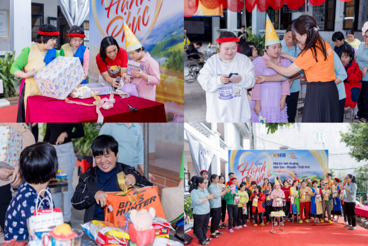 Những “Chuyến xe hạnh phúc” của SHB đã giúp nhiều em nhỏ trên cả nước hiện thực hóa ước mơ.