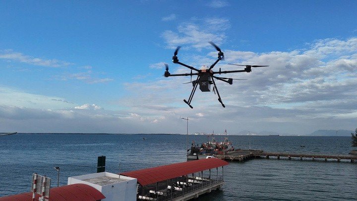 Không gian kinh tế tầm thấp chính thức kích hoạt khi TP.HCM thử nghiệm thành công bay vượt biển giao hàng bằng UAV.