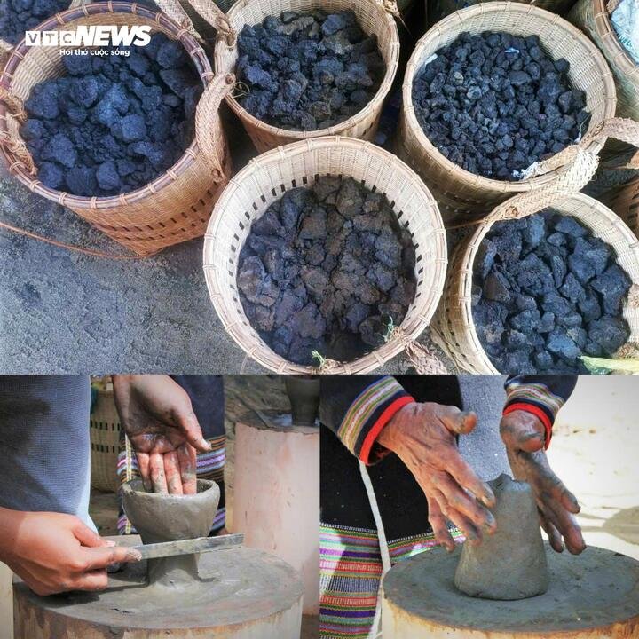 Dòng gốm cổ M’Nông được làm từ loại đất đào dưới chân núi Chư Yang Sin, lọa đất này có độ dẻo lạ kỳ và một sự