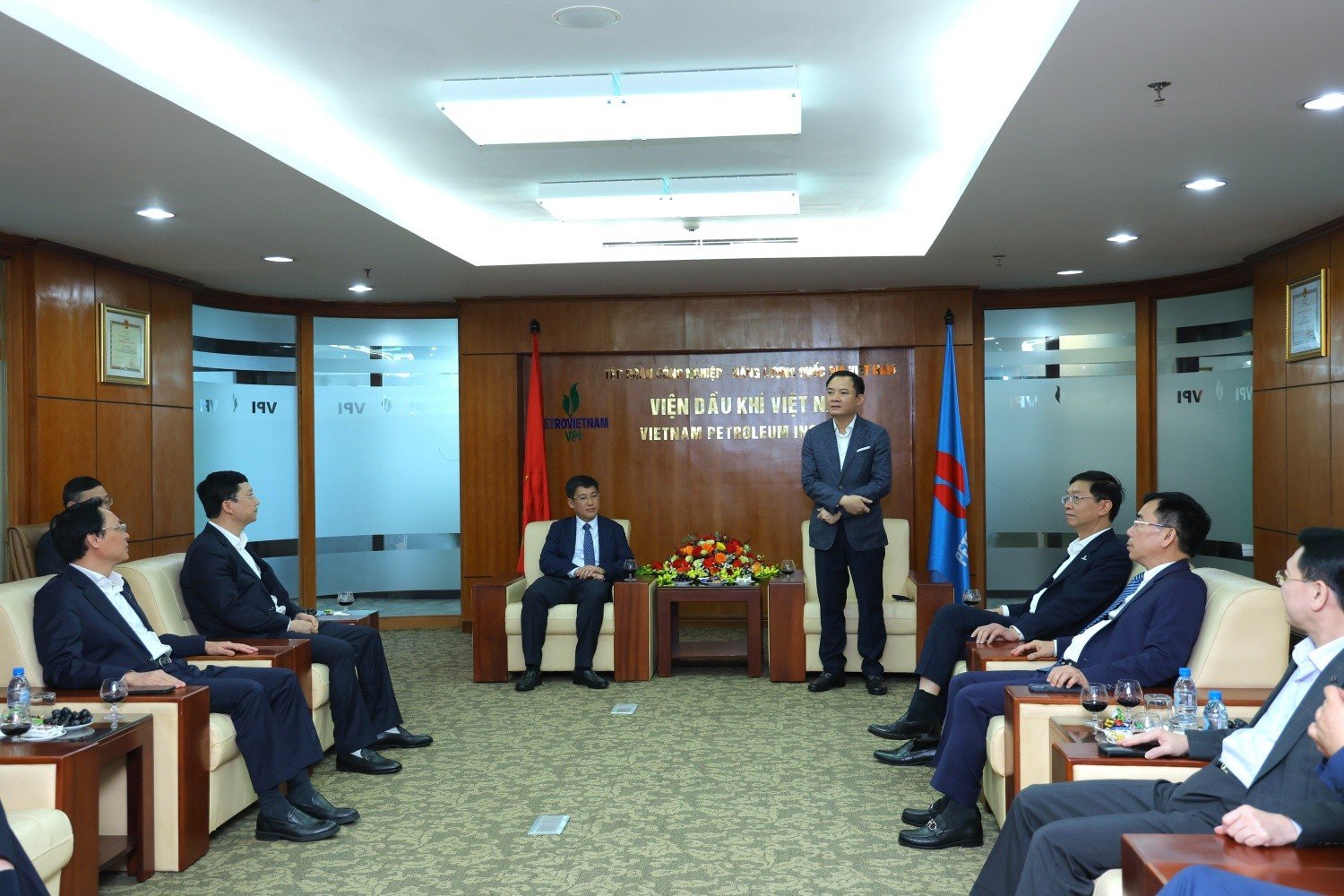 Chủ tịch HĐTV Petrovietnam Lê Ngọc Sơn đến thăm và chúc Tết các đơn vị thành viên đầu Xuân Bính Ngọ 2026 tại Hà Nội