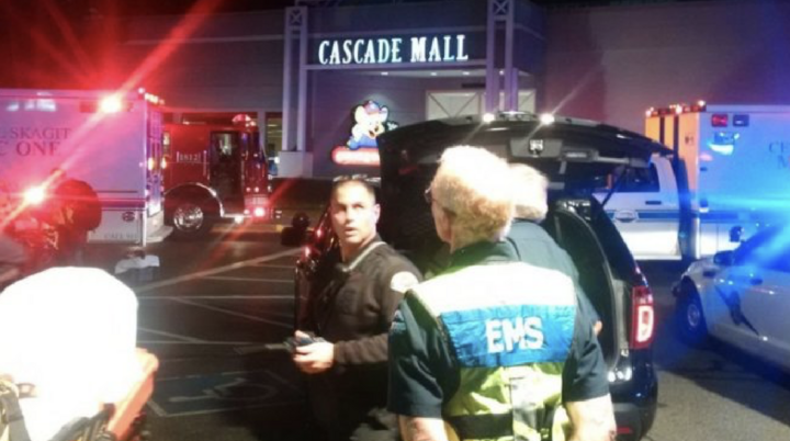 Hiện trường vụ xả súng khác tại bang Washington, Mỹ. (Ảnh: Washington State Patrol)