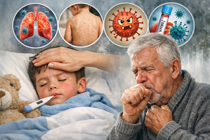 4 bệnh dễ bùng phát trong thời tiết nồm ẩm kéo dài (Ảnh minh họa)