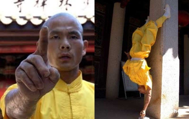 Thích Lý Lượng có thể chống đẩy bằng 1 ngón tay