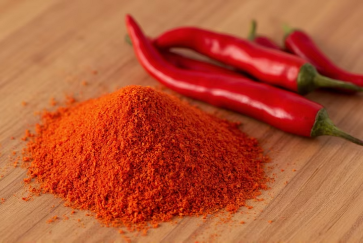Ớt bột Hàn Quốc cũng góp phần giúp đẹp da. (Ảnh: SpicyChilli)